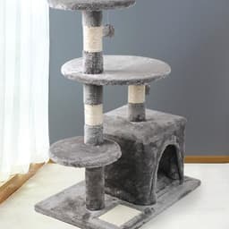 Rascador de Gatos 3 niveles + Casita MA03