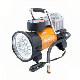 COMPRESOR DE AIRE PARA AUTO DW65L 12v + luz Led