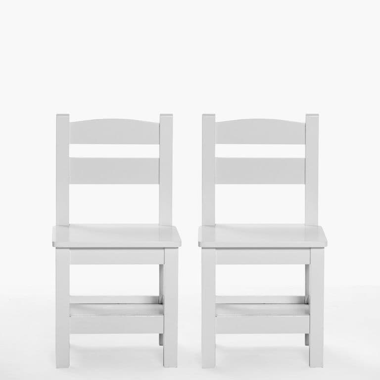 Pack Kids 2 Sillas Olivia Blanco Form Blanco