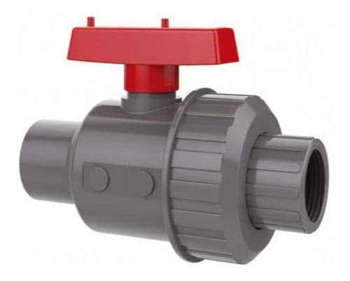 Valvula De Bola Pvc-u 50mm Hilo Hi-hi Marca