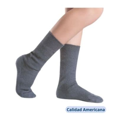 Calcetines Escolar Corto Gris Bambu Gris S
