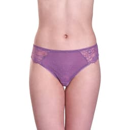 Calzon Bikini Encaje Mujer 20492 Malva S