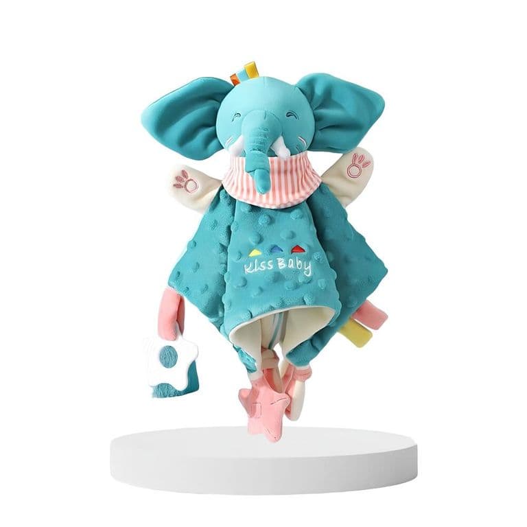 Peluche De Apego Sensorial Algodon Elefante Bebe