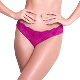 Calzon Bikini Encaje Mujer 20490 Ciruela M