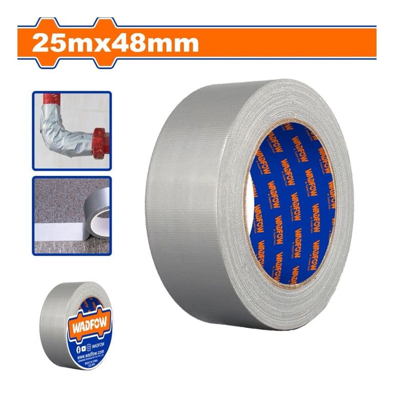 Cinta Adhesiva Multiuso 48 Mm 25 M Gris Wvt2h12