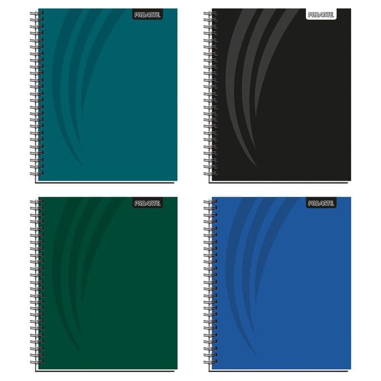 Cuaderno Universitario Tapa Extra Dura Oscuros 100hj 7mm