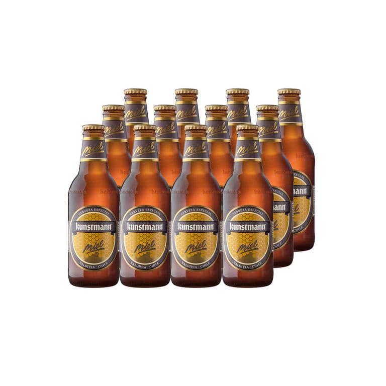 12x Cerveza Miel Botellin 4,8 330cc