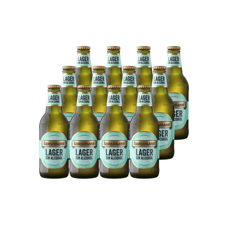 12x Cerveza Sin Alcohol Botellin 330cc
