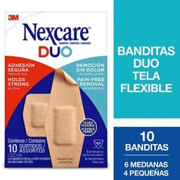 Duo Parche Remocion Sin Dolor Tamano Surtido 10 Unidades