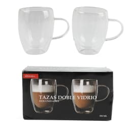 Set de Tazas Doble Pared