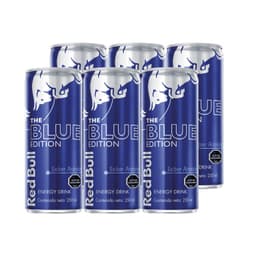 6x Bebida Energetica Blue Edition 250cc