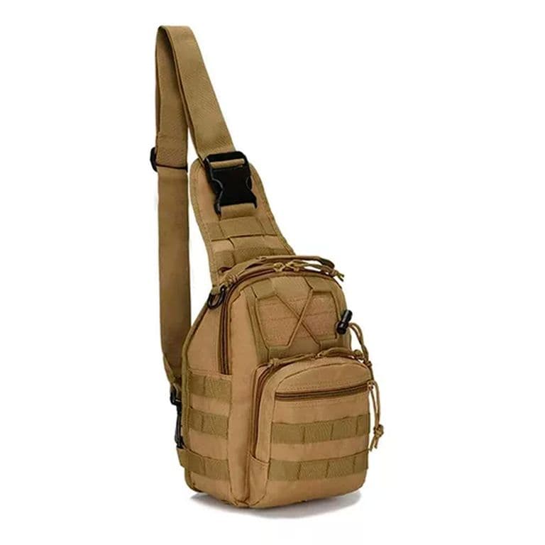 Bolso De Hombro Cruzado Impermeable Multiuso Mostaza TALLA UNICA