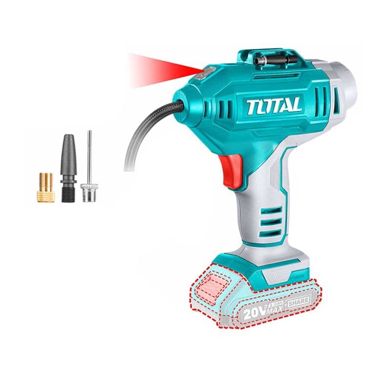 Inflador Compresor Aire Inalambrico 20v Total Tacli2018