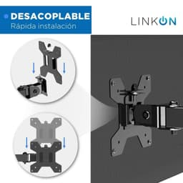 Soporte Brazo Monitor Flexible Escritorio Profesional