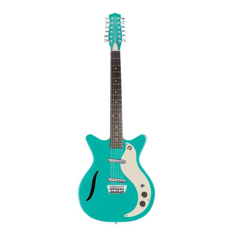 Guitarra Electrica Vtg 12 Cuerdas - Dark Aqua