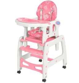 Silla De Comer New 3 En 1 Rosada