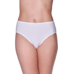 Calzon Tiro Alto Algodon Lycra 2001 Blanco XL
