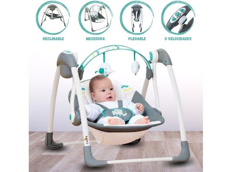 Silla Mecedora Reclinable Para Bebes Con Musica