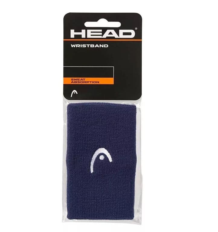 Munequera Larga Azul Marino X2 Tenis Padel