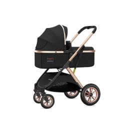 Coche Cuna 2 en 1 Multiposiciones Comfortable Negro
