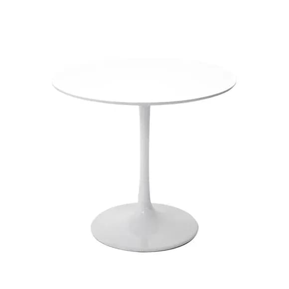 Mesa Tulip Redonda 80 cm Diametro Blanca