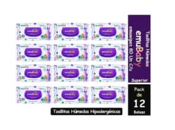 12 Paquetes Toallas Sin Tapa 80 c/u (960 UND)