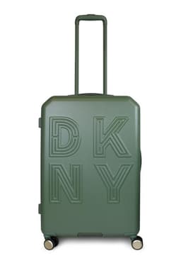 Maleta Donna Karan mediana Remix 20kg verde Verde M
