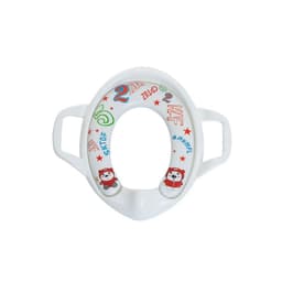 Adaptador para WC Suave y Acolchonado con Asas Bebe Blanco
