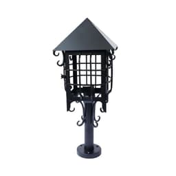 FAROL COLONIAL PILASTRA - Negro