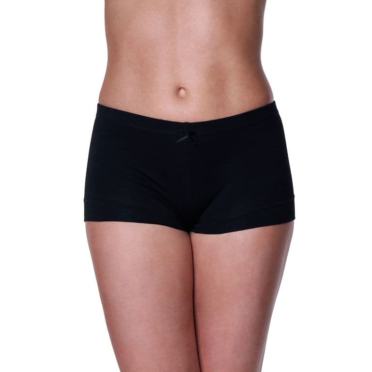 Calzon Pantaleta Lisa Algodon Mujer 20525 Negro S