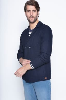 Cardigan Londres Azul Azul L