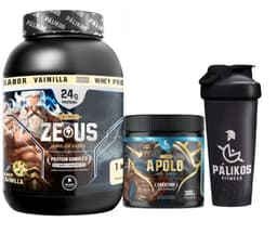 Proteina Zeus Complex 1kg Creatina apolo 300g Shaker Vainilla