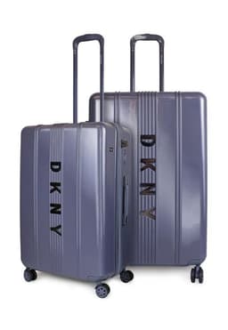 Pack 2 Maletas Donna Karan Linear M 20kg + L 23kg azul Azul L