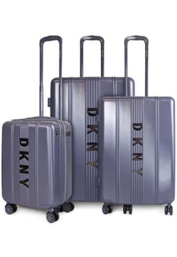 Set de 3 Maletas Donna Karan Linear S+M+L azul Azul L