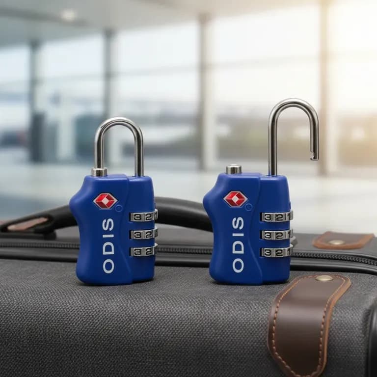 Pack 2 Candados TSA Maleta Viaje Combinacion - Azul