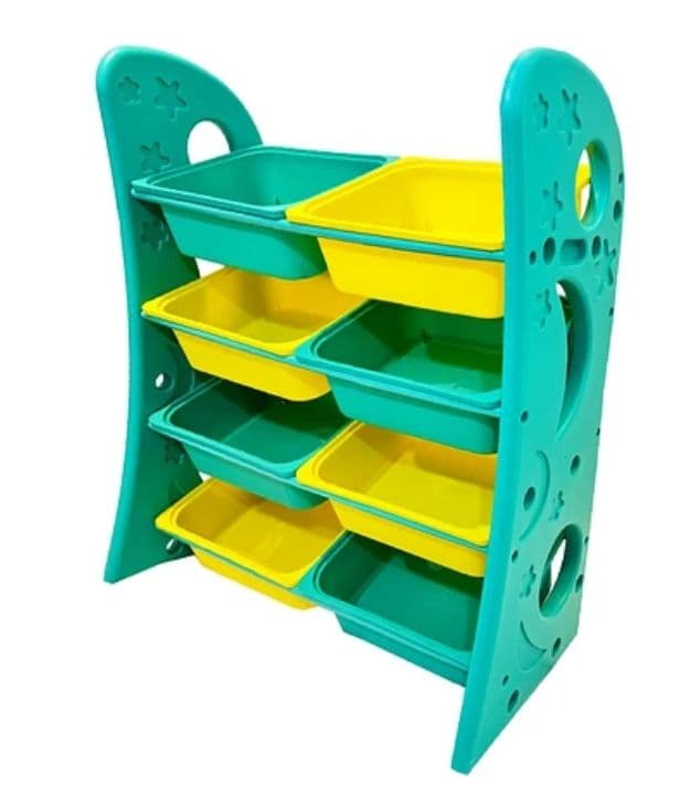 Estante Infantil Sunny 8 Cajas Verde