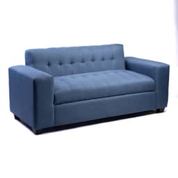 SOFA TRES CUERPOS AZUL INDIGO LINO