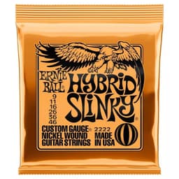 Set 6 Cuerdas para Guitarra Electrica Hybrid Slinky 2222