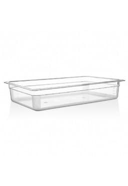 CONTENEDOR POLICARBONATO TRANSPARENTE. GN 1/1x10 cms