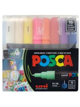 Marcador set 16 Colores 1M (0.7mm)
