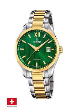 Reloj F20027/3 Verde Mujer Acero Clasico Verde TALLA UNICA