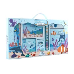 Kit 15 Materiales Escolares, Estuche, Cuaderno.Delfin.