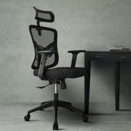 Silla de Oficina Presidente Ankara Con Cabecero Regulable