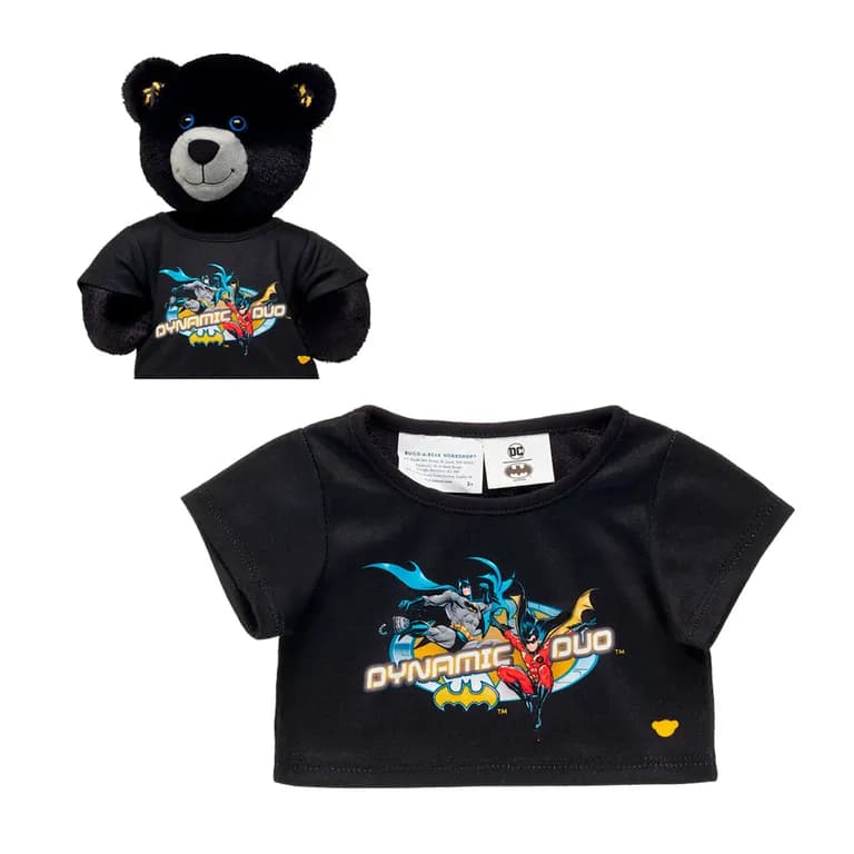 Polera Batman estampado negro y amarillo