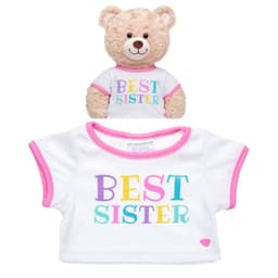 Polera mejor hermana para peluche