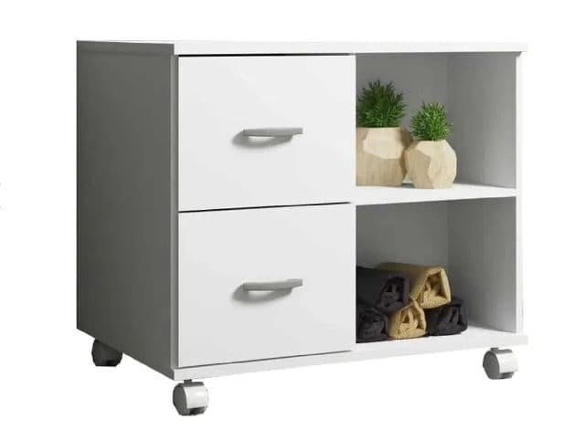 Mueble Para Bano 2 Cajones Blanco