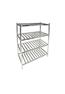 ESTANTERIA ACERO INOX TIPO REJILLA DE 90 x 60 x 155 cms IMAHE