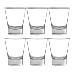 Set 6 Vasos Bajos De Vidrio 347mL Modelo London Jugo Agua