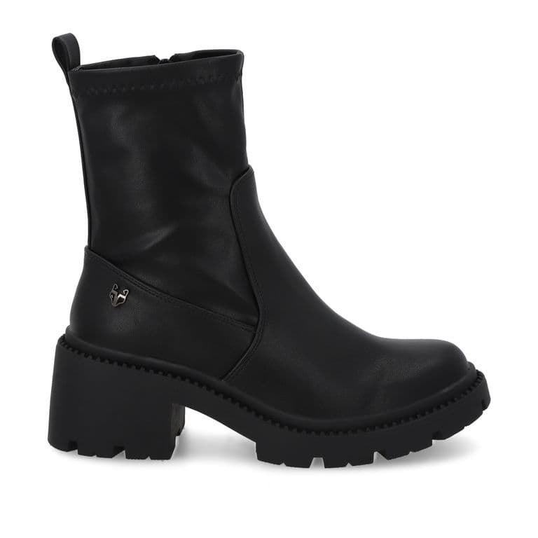 Botin Taco Negro Mujer 45741 Negro 36