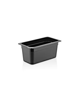 CONTENEDOR POLICARBONATO NEGRO 1/3x15 CM IMAHE
